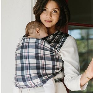 plaid baby wrap